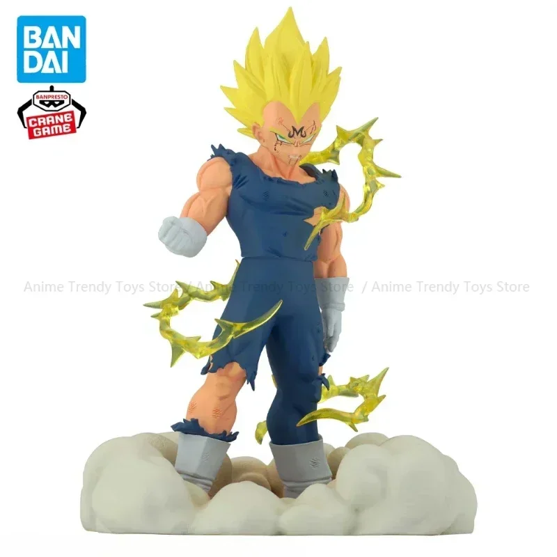 In Stock Original BANPRESTO History Box vol.12 Dragon Ball Z Majin Vegeta Figure Anime Model Genuine Boxed Toys WY