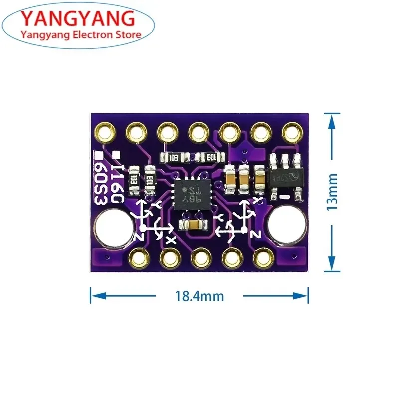 New GY-BMI160 6DOF Sensor Module 6-axis Angular Velocity Gyroscope + Gravity Acceleration Sensor Board IIC SPI 3V-5V BMI160