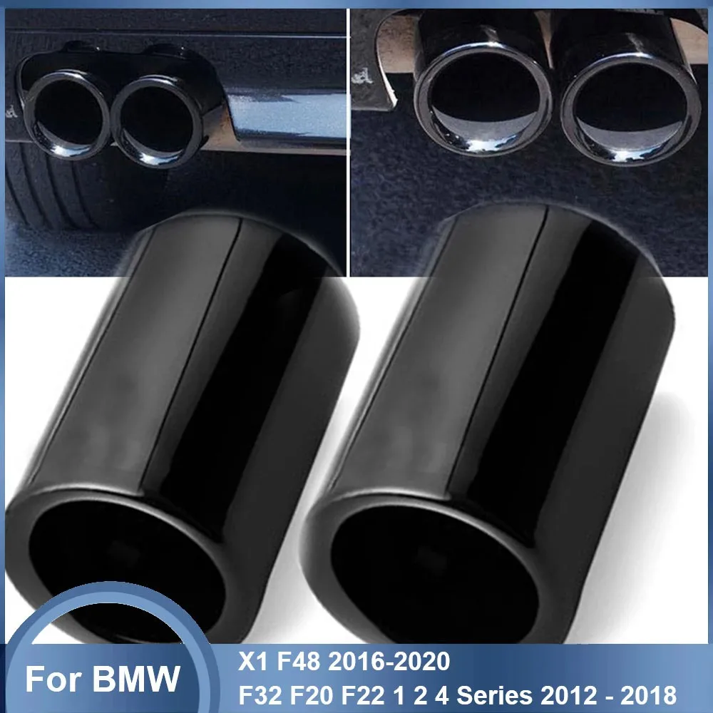 

1pcs 70/76mm Car Exhaust Pipe Muffler Cover For BMW X1 F48 2016-2020 F32 F20 F22 1 2 4 Series 2012 2013 2014 2015 2016 2017 2018