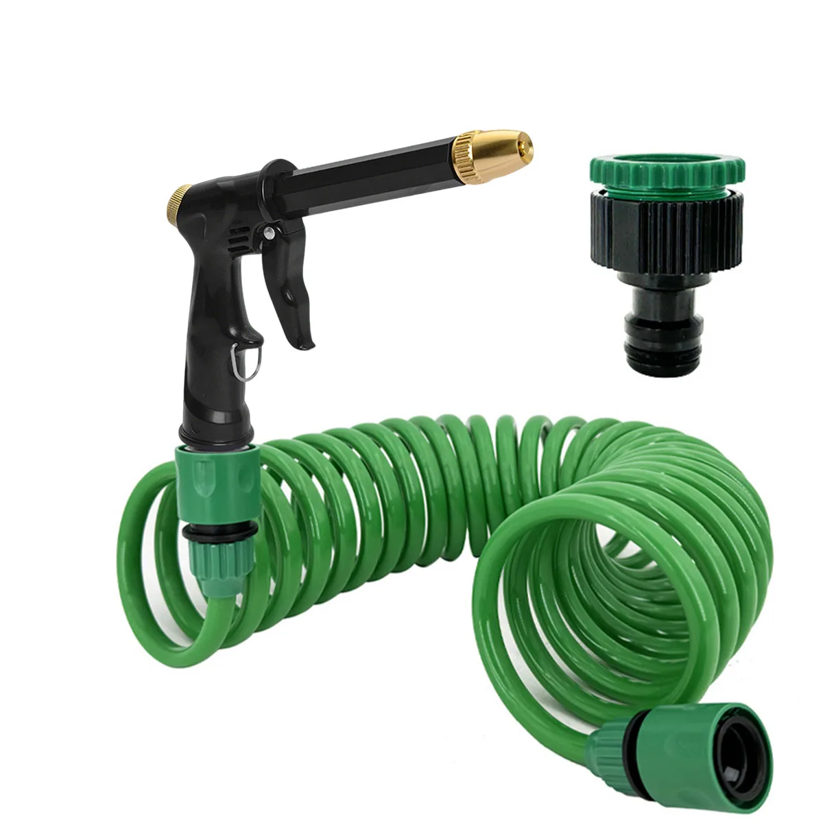 

Садовый ирригационный шланг 10 м, из материала ЭВА, высокопрочный, регулируемый, с усиленной пенопластовой оболочкой, для мойки автомобилей, набор пластиковых шлангов-пружин