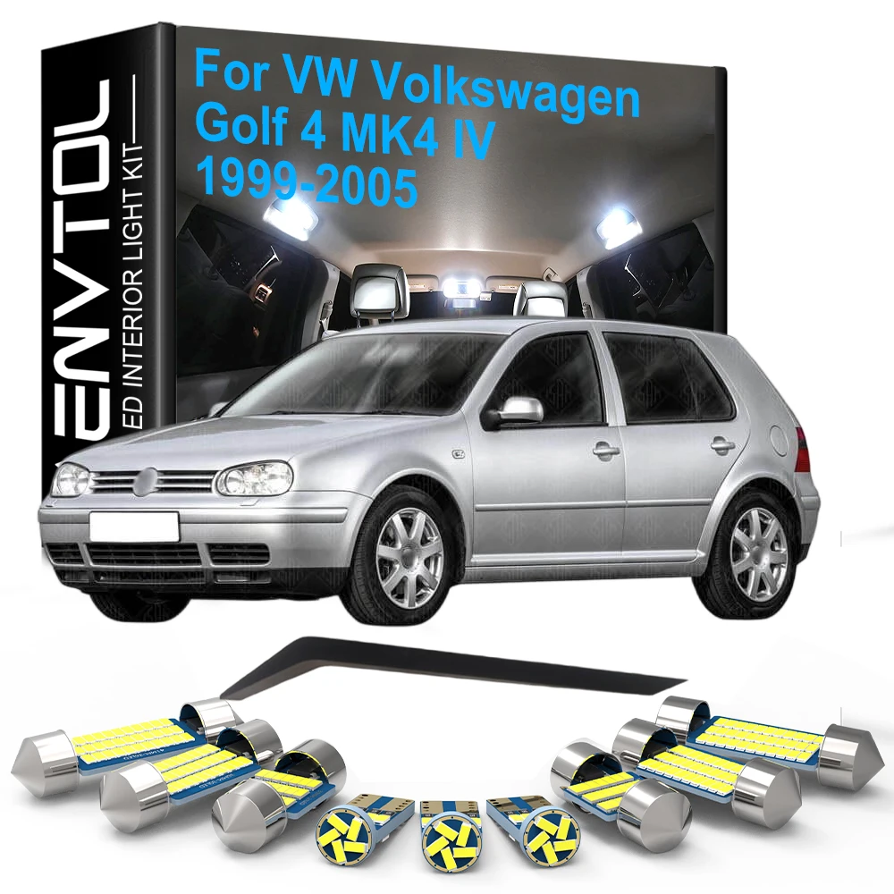 13Pcs Car Interior LED Lights Canbus for VW Volkswagen Golf 4 MK4 IV 1999 2000 2001 2002 2003 2004 2005 LED Bulb Interior