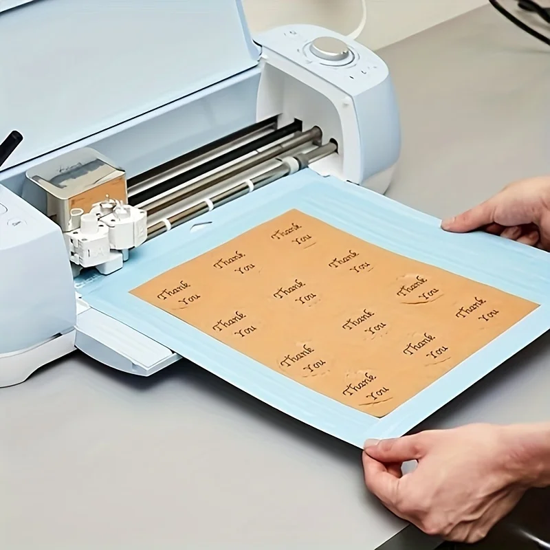 50sheets A4 Kraft Paper Self-adhesive Sticker Paper, Self-adhesive Paper Label Paper - Whole Sheet Printable Brown Label