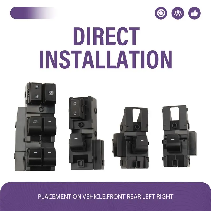 WF-For Elantra 17-21 AUTO 4Pcs/Set Window Control Switch Lift Button 93570-F2000 93575-F2000 93575-F2100 93575F2010