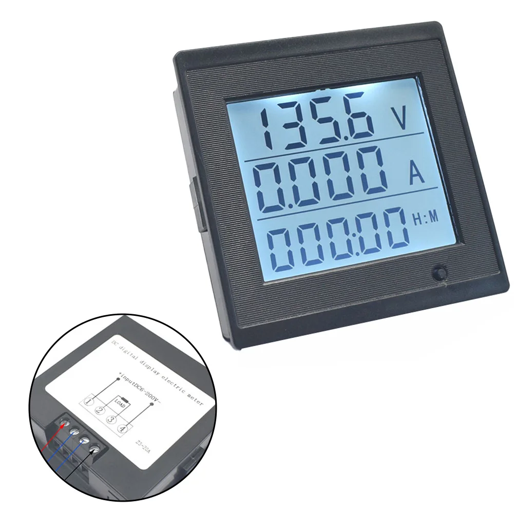 DC Voltage Measurement Device Tester Large Display Color: As Shown In The Picture DC Voltmeter Backlight Function