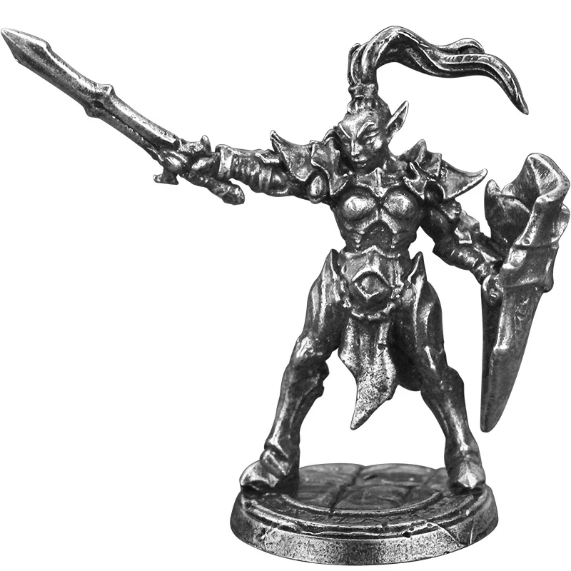 Metal Ashes Trial Soldier Model Action Figures Toys Car Interior Miniature Ornament Akcesoria Wojenne Wojskowe Planszowe Elementy Gry