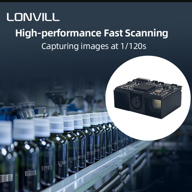 LONVILL Automatic Reverse Vending Machine 360 Scan Inventory Tracking Software Qr Code Conveyor Fixed Mount Oem Qr Scanner