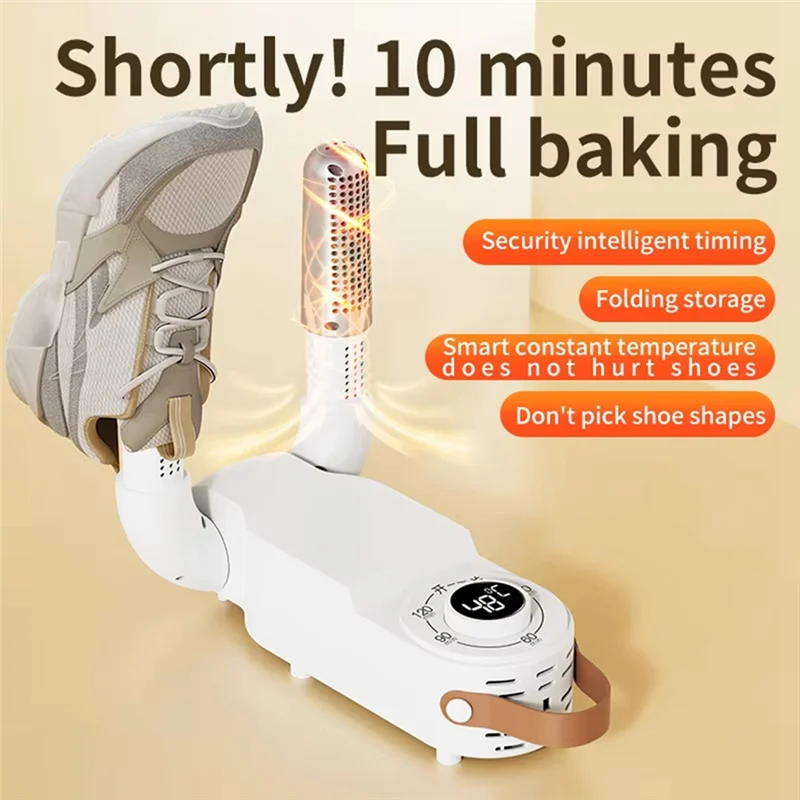 A74G-sèche-chaussures minuterie intelligente sèche-linge réglable séchage rapide désodorisant sèche-chaussures ménage chauffe-chaussures chauffage