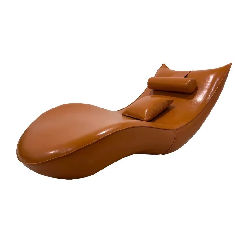 

Italian minimalist sofa, villa study lazy recliner
