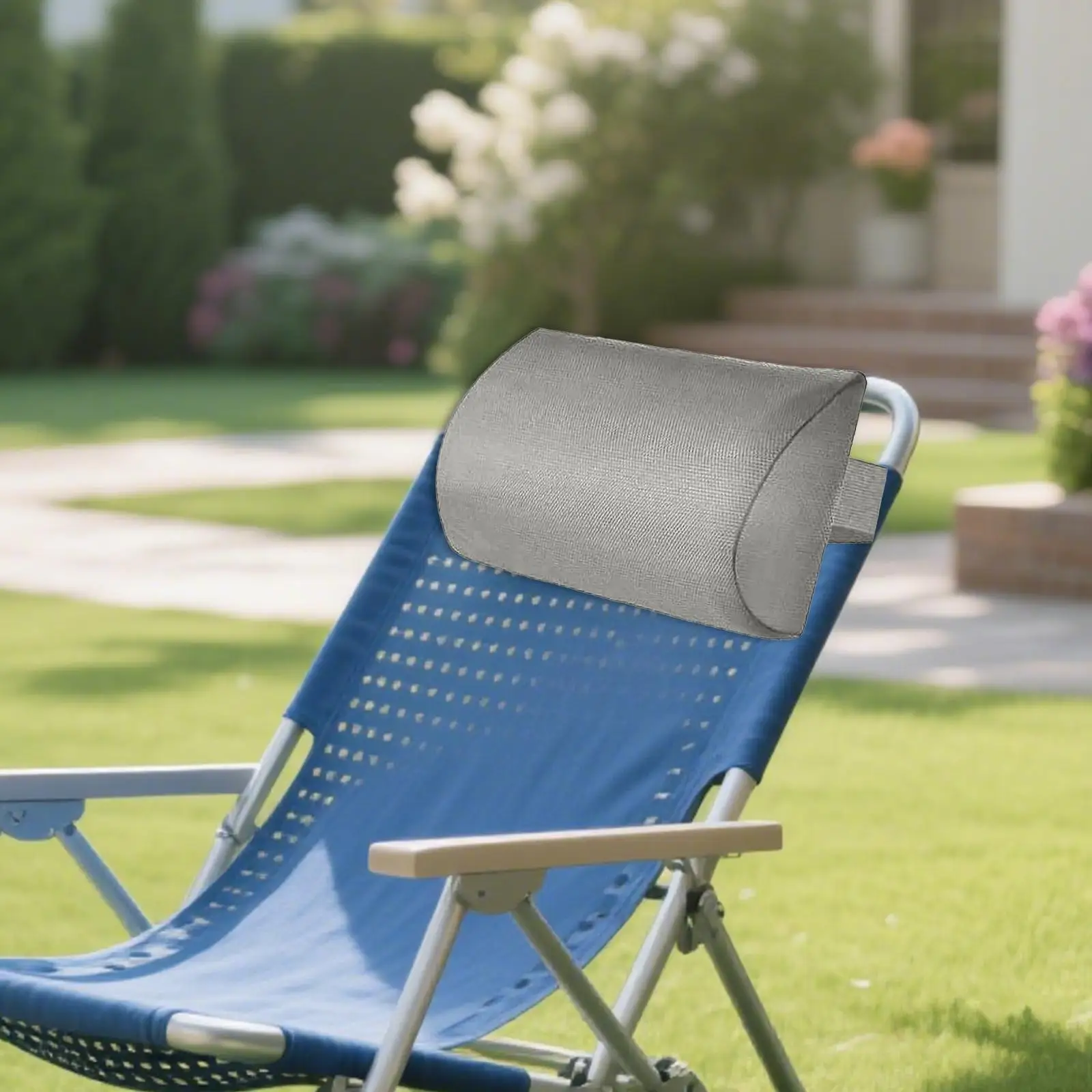 Lounge Chair Pillow Breathable Removable Portable Ergonomic Replacement with