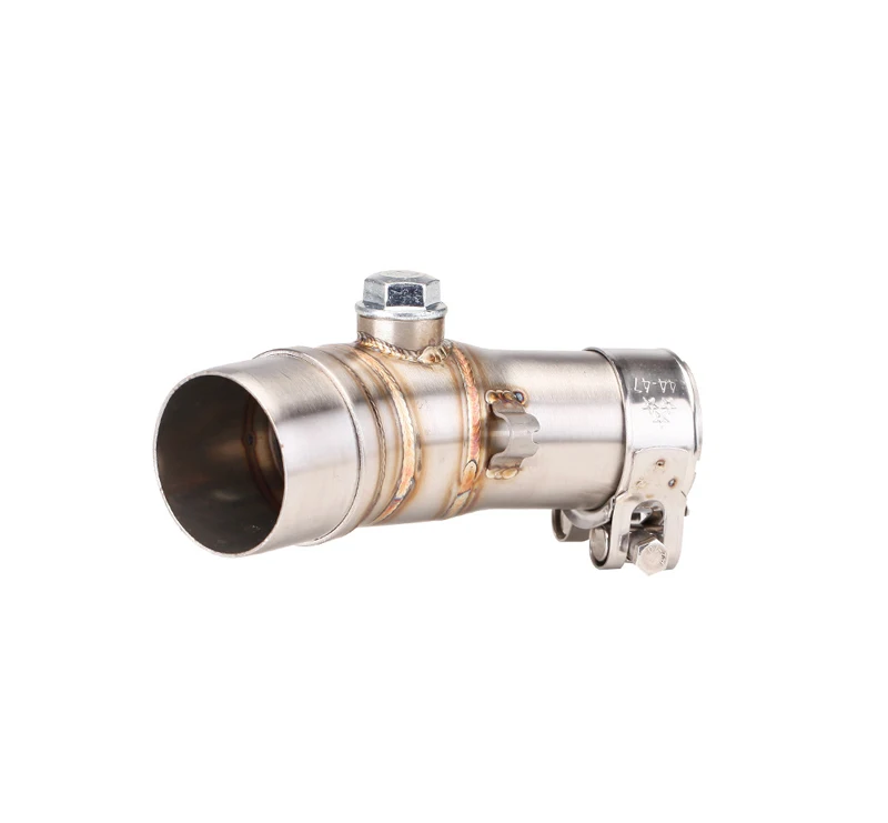 Motorcycle Exhaust Modified Motorbike Escape Moto 50.8mm Middle Link Pipe Slip on For Kawasaki ER6N Versys 650 Z650 Ninja 650