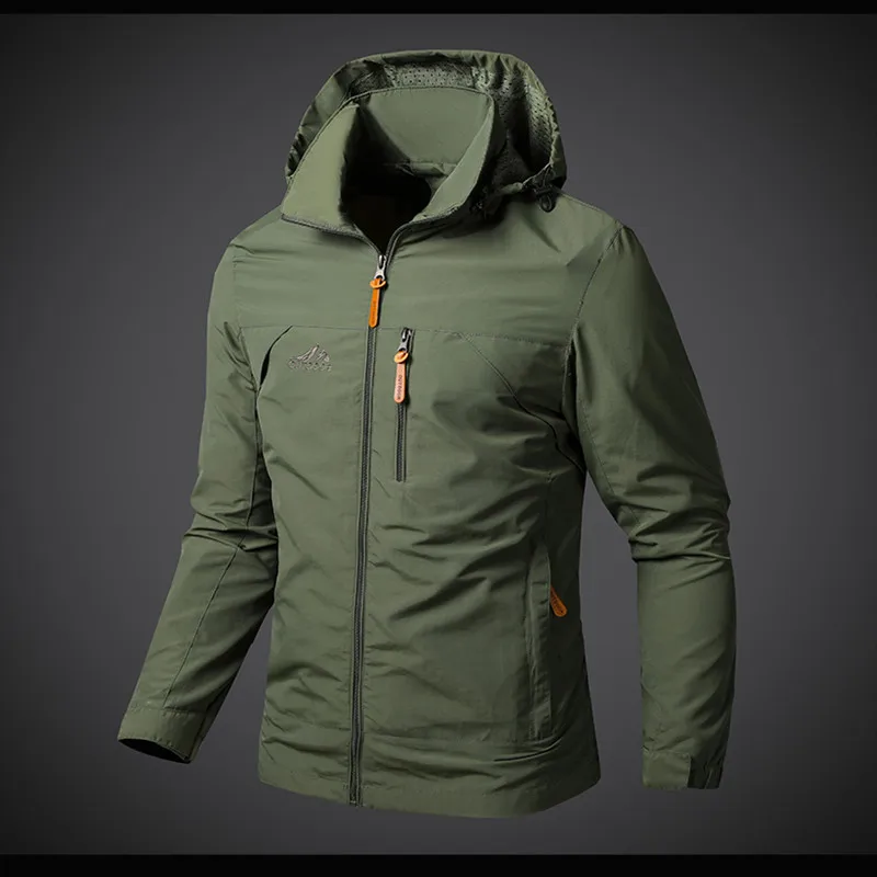 

Spring and winter high-end smart cargo jacket outdoor breathable waterproof thin charge jacket men's jacket jacket