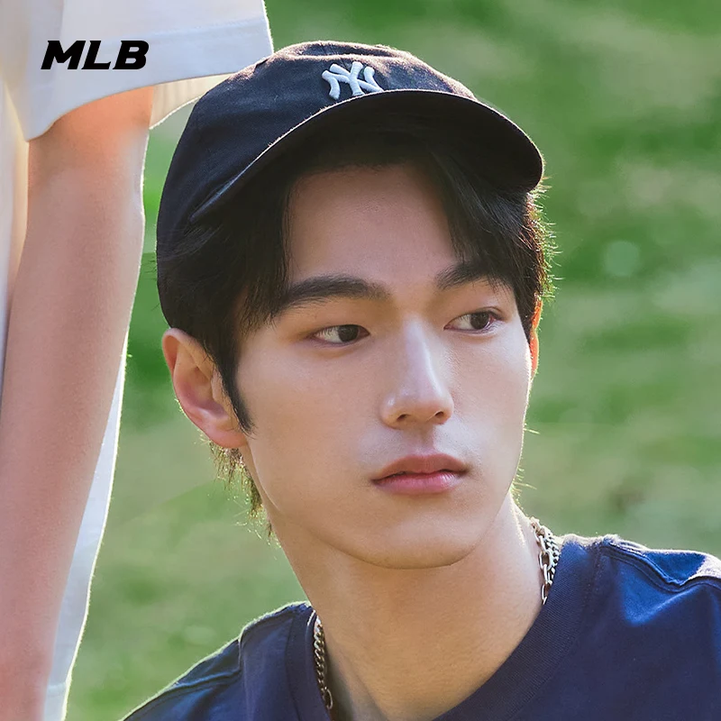 قبعة بيسبول ماركة MLB قبعة كلاسيكية سوداء منقار البط في نيويورك للجنسين حافة قابلة للتعديل