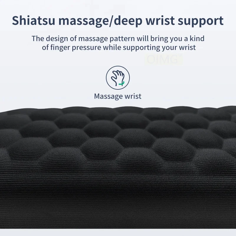 Protezione per mouse e tastiera da polso, cuscino di riposo, struttura per massaggio, per PC, laptop, giochi, tastiera da ufficio, supporto per