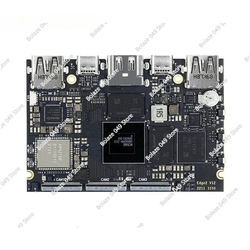[RK3588S2 chip] Khadas Edge2 open source card computer 6TOPS 8K development board industrial grade