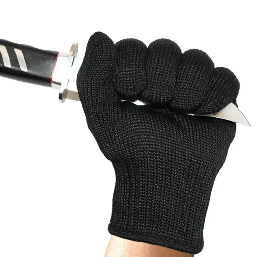 1PC Level 5 HPPE Security Protection Anti-Cut Gloves, Cut proof, stab resistant, stainless steel wire, metal mesh, butcher work