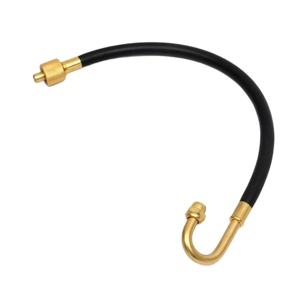 Auto Tire Hose Rubber Extension Tube Robust Rubber Material Wear Resistant Design Air Leak Prevention 340mm Extended Length