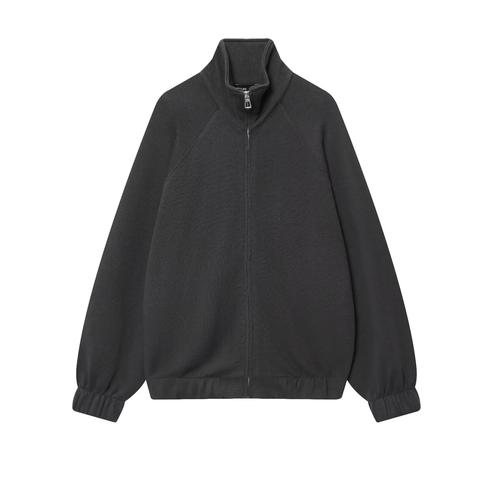 2025 autunno e inverno nuova felpa da donna con cerniera a maniche lunghe a collo alto allentata + pantaloni casual dritti