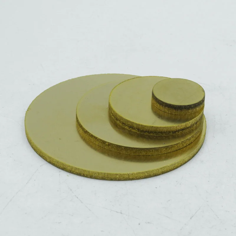 Brass Sheet Round Solid Disc Yellow Plate