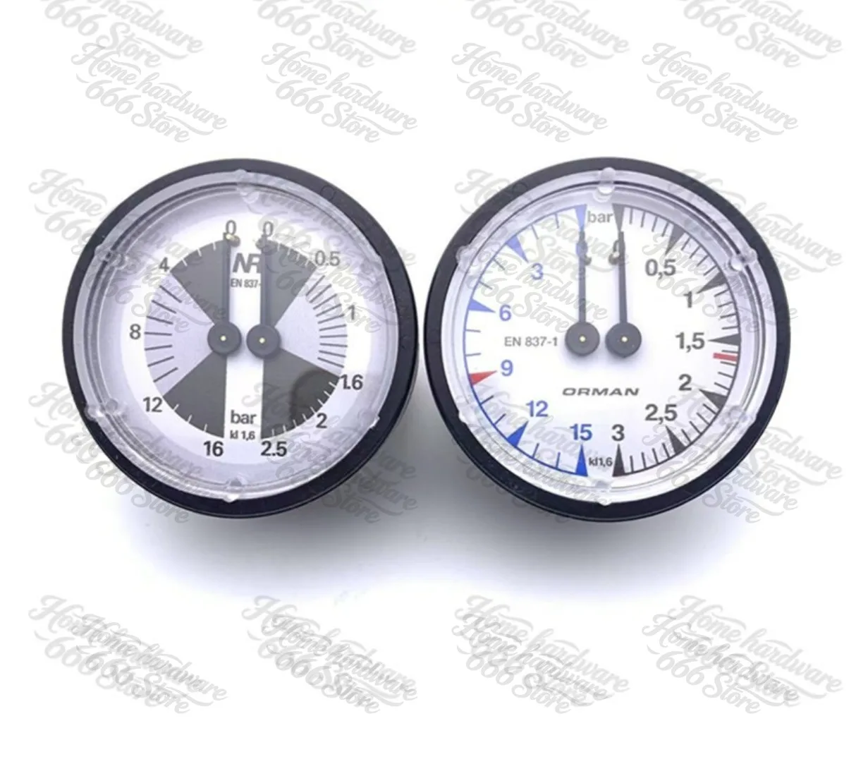 Coffee Machine Pressure Gauge Coffee Machine Double Pointer Pressure Gauge