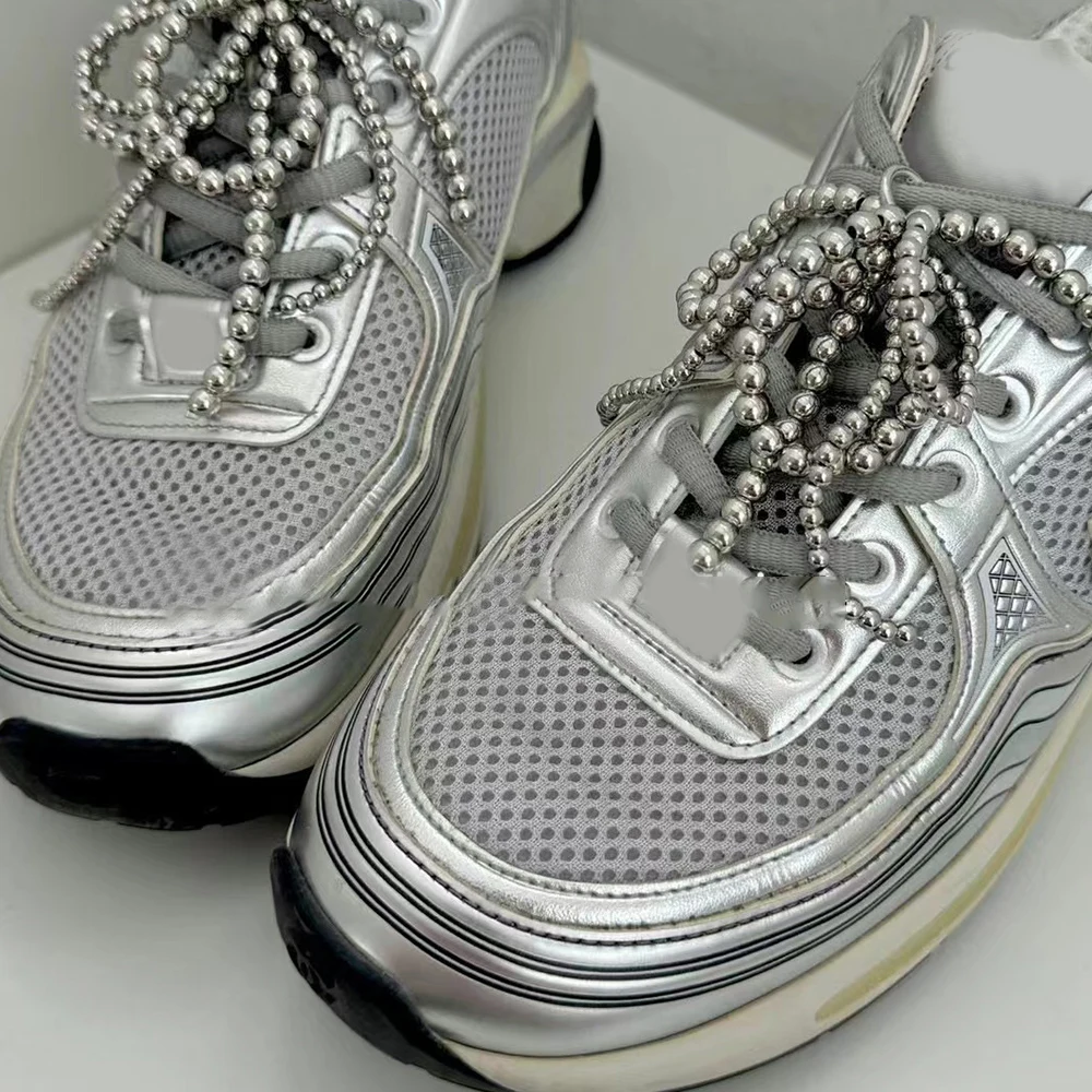 DIY Shoelaces Clips Pearl Beaded Shoe Lace Charms Buckle Sneaker Pearl Bow Sneaker Decorations Keyring Pendant Boot Accessories