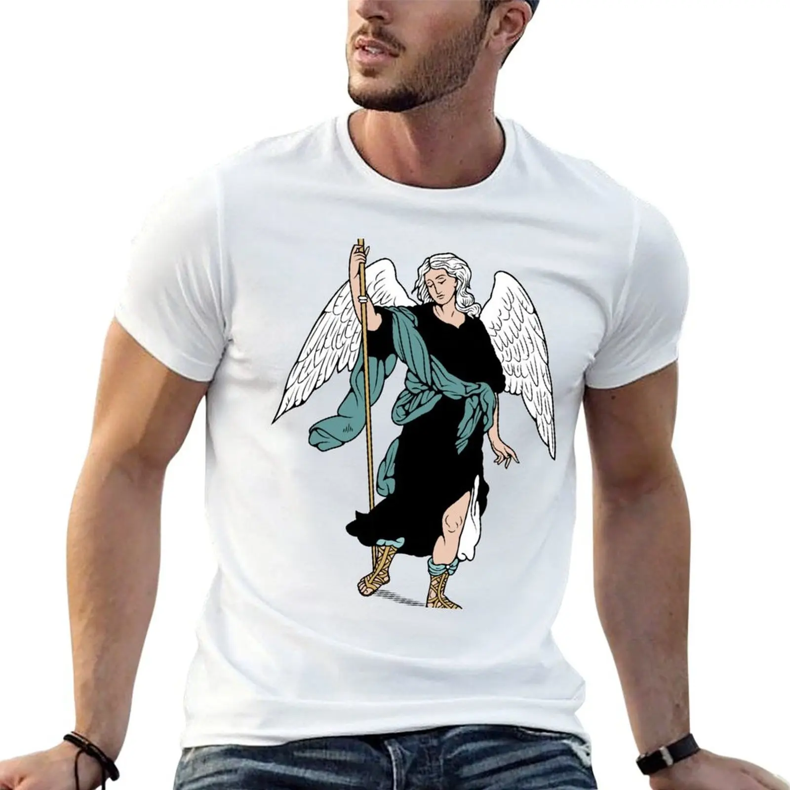 

ST RAPHAEL THE ARCHANGEL T-Shirt man t shirt luxury man t shirt designer T-Shirt