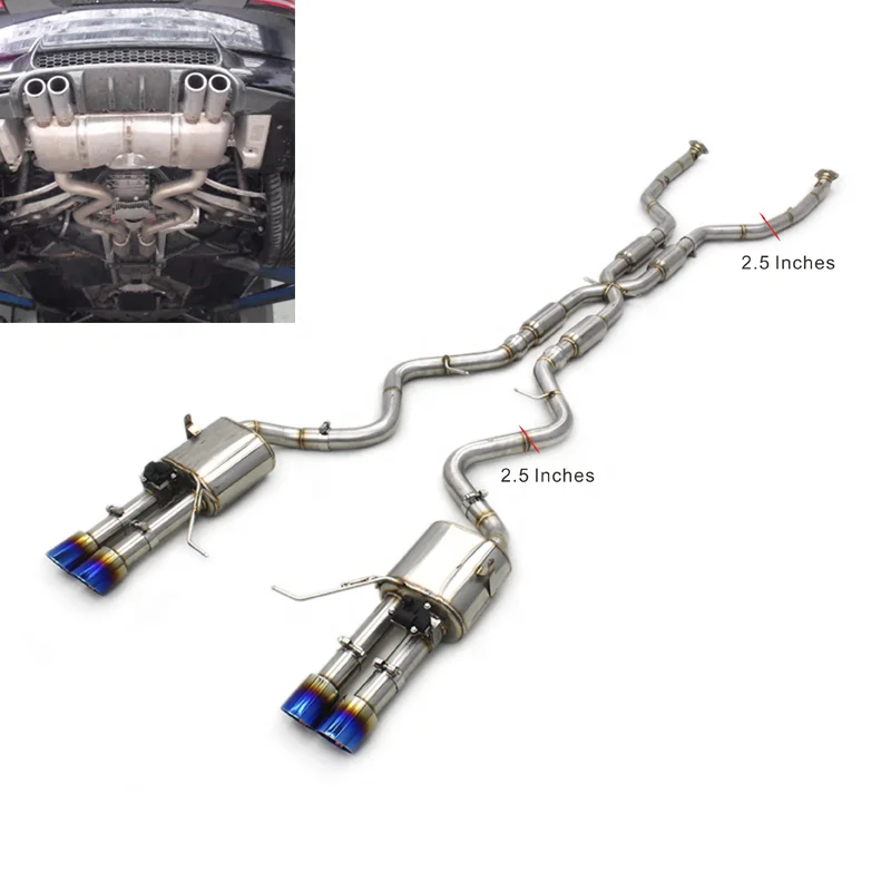 

Yooking Valvetronic Catback Exhaust For BMW M3 E90 E92 E93 4.0L V8 2007-2013 Stainless Steel Exhaust Pipes