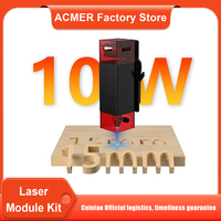 ACMER 10W Didoe Laser Module Kit Upgrade Laser Head for P1 S PRO Laser Engraver Machine Cutting Machines Plywood Acrylic Leather