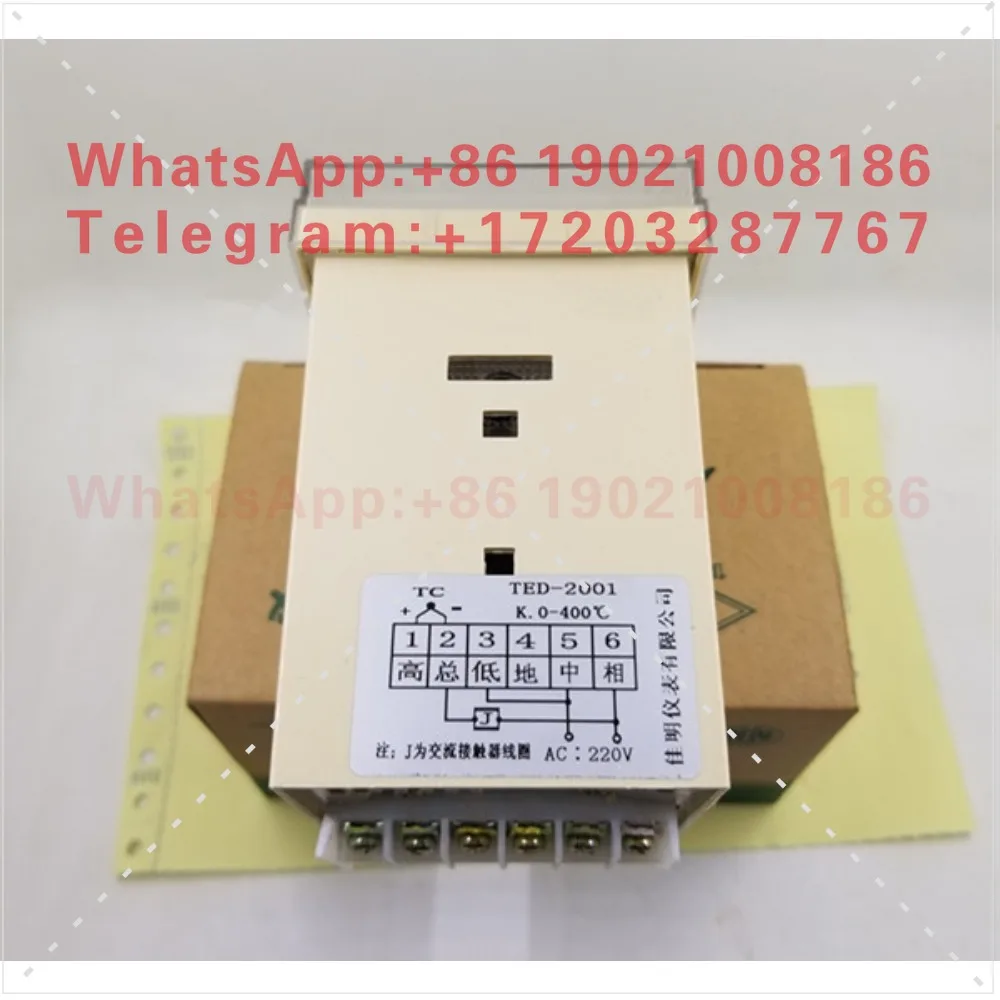 TED Pointer Temperature Controller Oven Temperature Controller TED-2001 E Indexing Number K 0-400 Degree 72X72MM