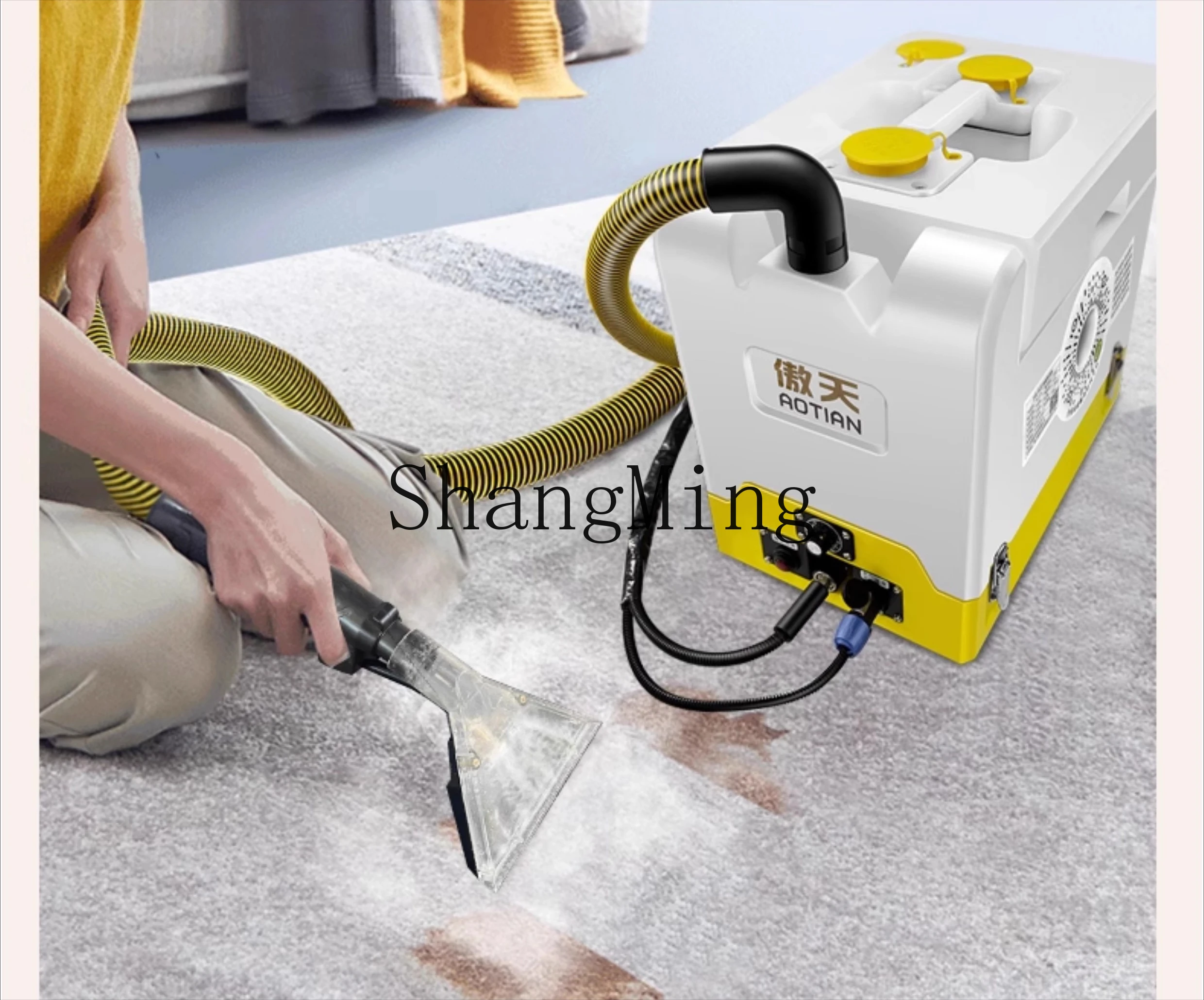 ZYY high temperature steam sofa carpet mattress mite removal spray pumping integrated cleaning machine commercial large suction