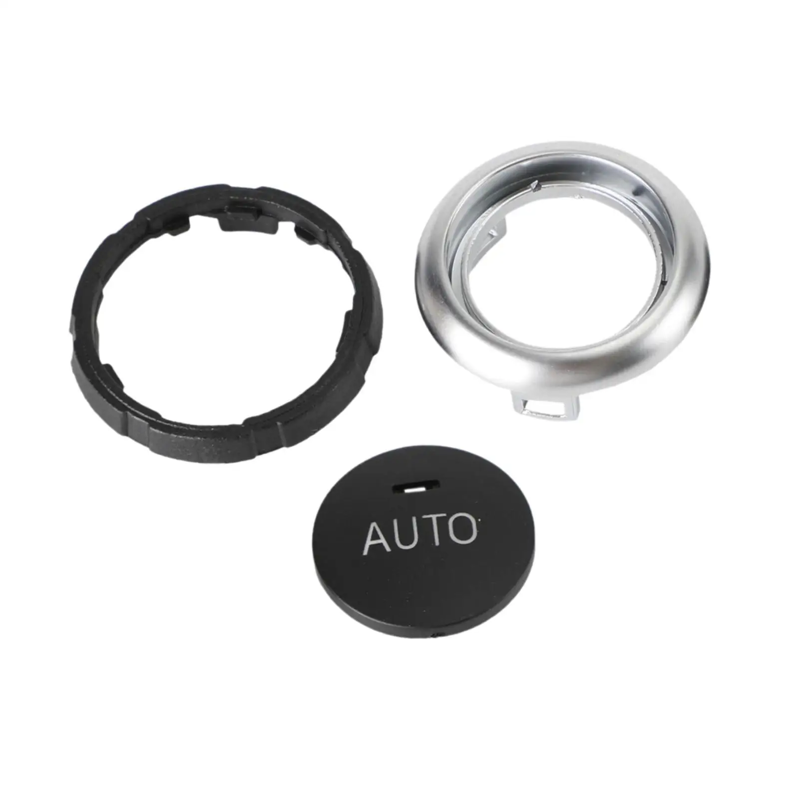 Wear Resistant Knob Button Cover Set PP Material Air Conditioning Control Accessories for BMW 5 Series 2010 2016