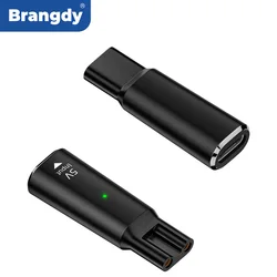 Brangdy 5V Type-C Shaver Adapter Charging Converter for Philips One Blade Pro QP6510 QP6520 QP6530 Electric Beard Trimmer