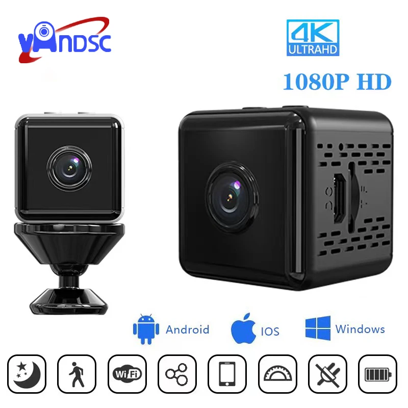 mini camera sem fio para protecao de seguranca do bebe sensor de visao noturna deteccao de movimento hd wifi 1080p 01