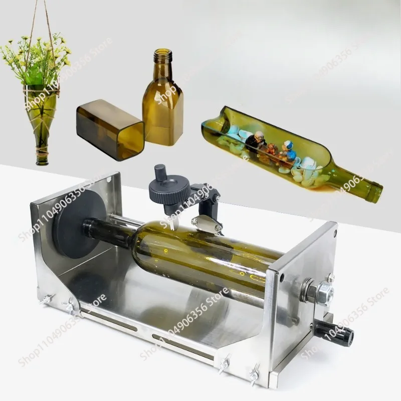 for Upgraded glass bottle cutting tool, second-generation handwheel, wine bottle cutting kit DIY tool, stainless steel material