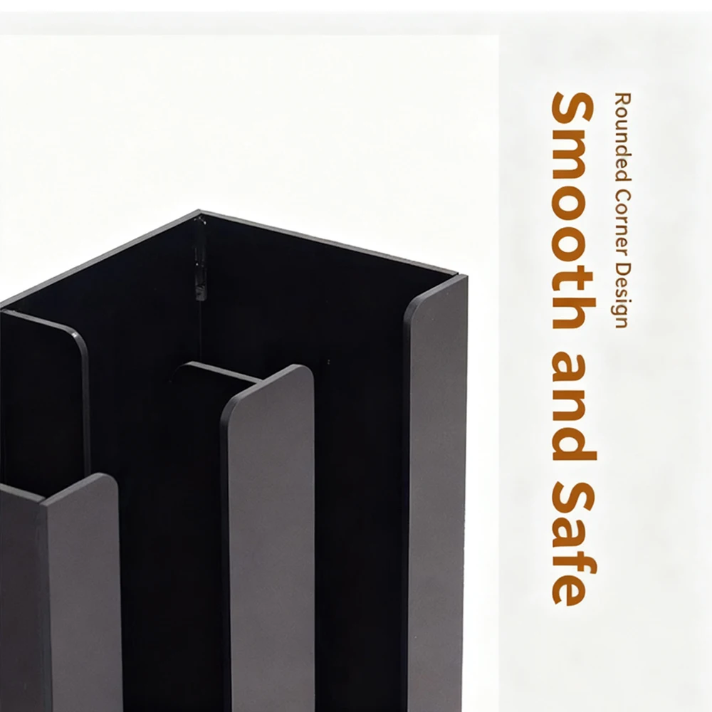 NEW Disposable Cup Holder Coffee Paper Cup Dispenser Storage Rack Adjustable 6 Grid Counter Desktop Bubble Tea Shop Organizers