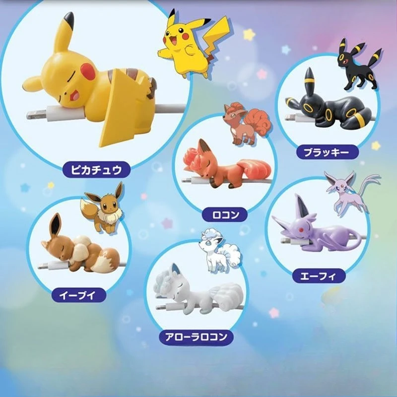 Anti-Bruch-Schutzhülle für Ladekabel im Pokemon-Cartoon-Stil, ein kleines Geschenk für Ihren Partner oder Ihren besten Freund