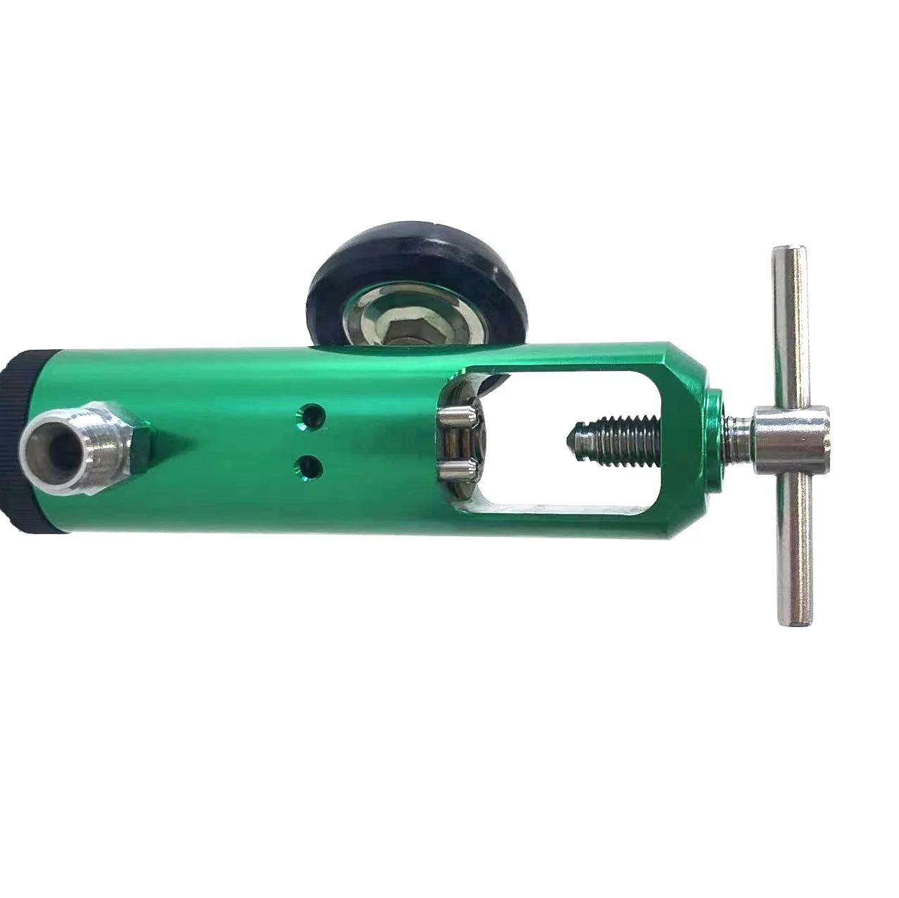 

Hot Sale Aluminum CGA870 Pressure Regulator with 0-15LPM Outlet Breathing Barb