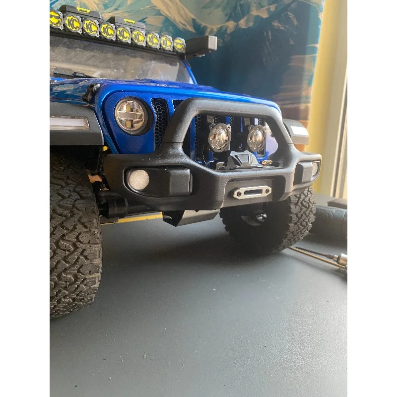 

Передний бампер в стиле AEV для RLAARLO MK07 CK5811 1/7 RC Crawler, улучшенный бампер с установкой без модификаций