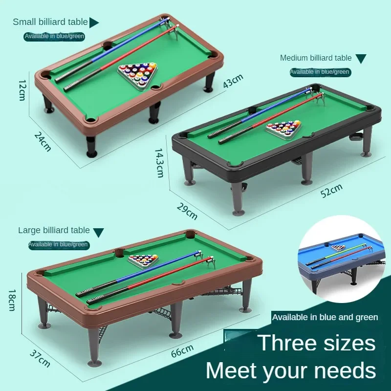 

Mini Tabletop Pool Table Desktop Billiards Sets Children's Play Sports Balls Sports Toys Xmas Gift Family Fun Entertainment