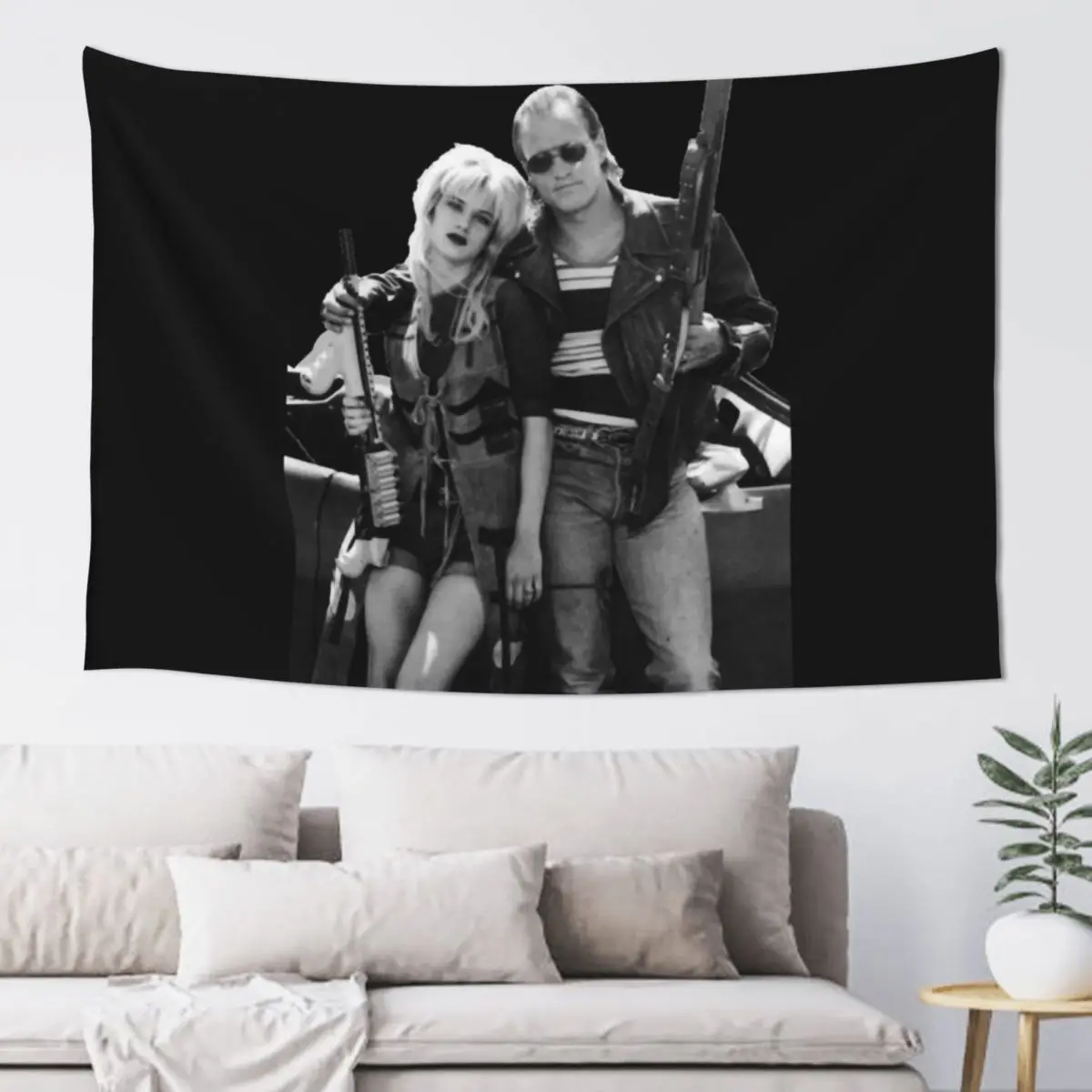 

Natural Born Killers Mallory Megan Fox Classic Tapestry Decoration Room Wallpaper Bedroom Kawaii Room Decor Art Mural Tapestry