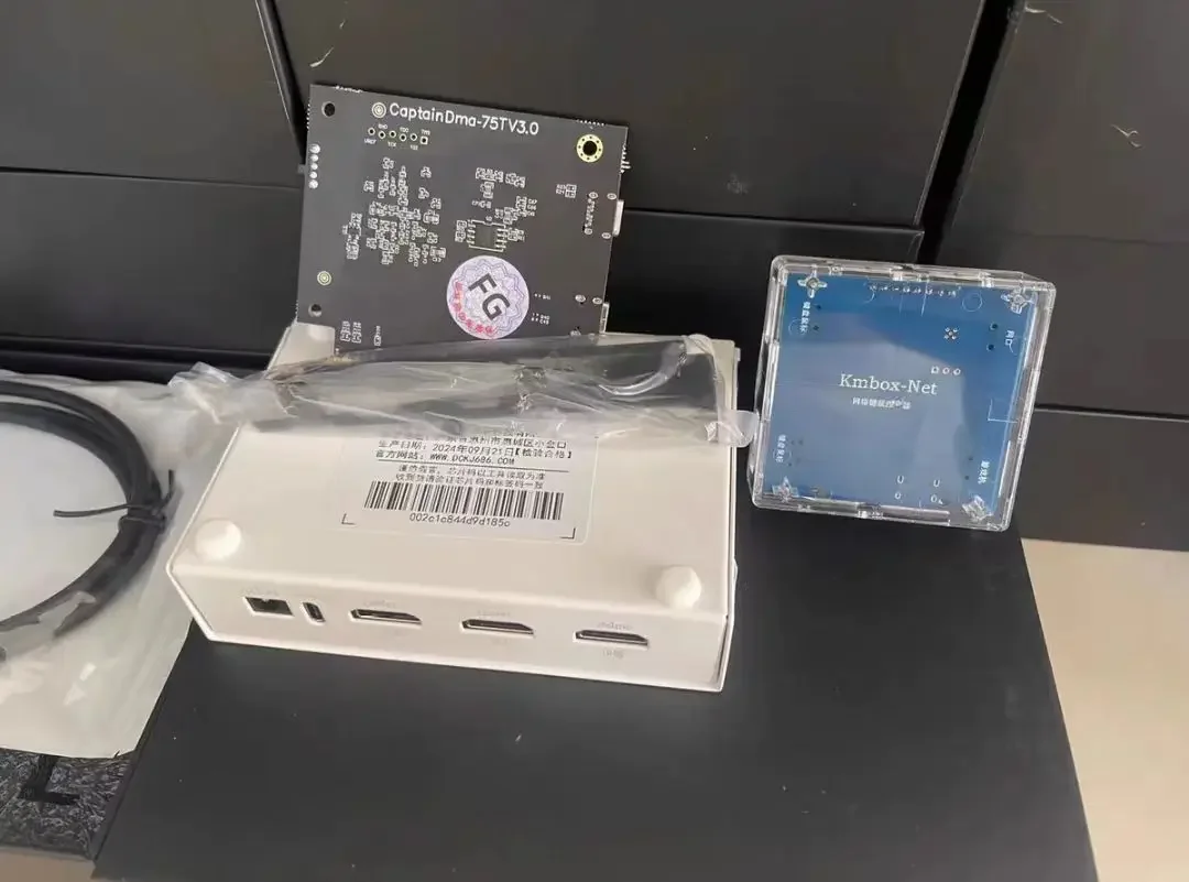 صندوق تراكب الفيديو CapDMA معالج الفيديو المتوافق مع HDMI + لوحة DMA 75T DMA + إصدار KMBOX NET DIY Kit #4