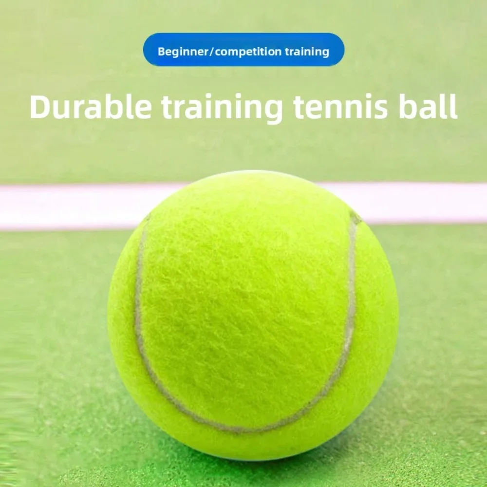

1/3/5pcs 5/3/1pcs High Elasticity Tennis Ball Elementary Match Training Durable Ball Fans Practice Durable Tennis Ball