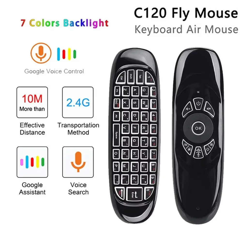 

2.4G Air Mouse Remote Long Effective Distance with Good Compatibility 6-Axis Sensor Remote Control Mini Touchpad Keyboard