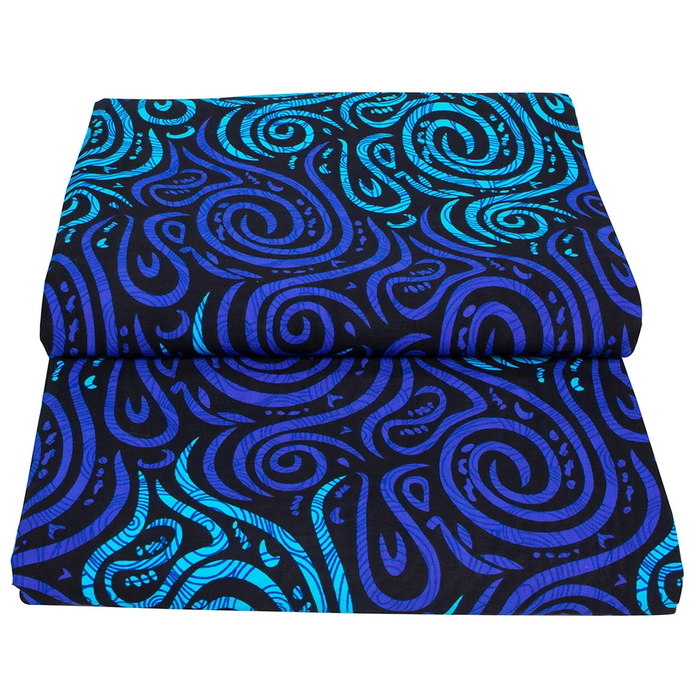 Wholesale African Real Wax Prints Fabric Ankara Cotton Material High Quality African Fabric For Party Dress wax cotton fabric