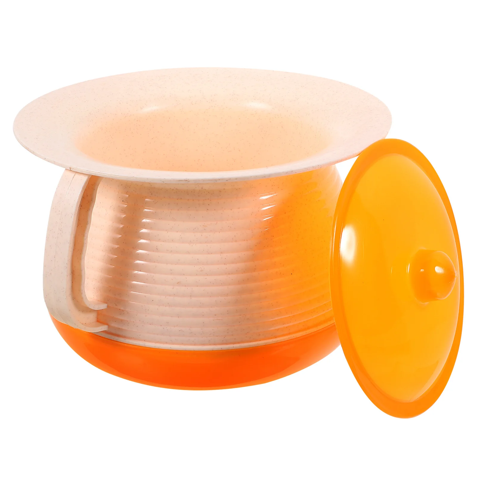 

Portable Urinal Toilet Kids Chamber Pot Plastic Spittoon With Lid Household Bedpan Lightweight Non-Skid Bedroom