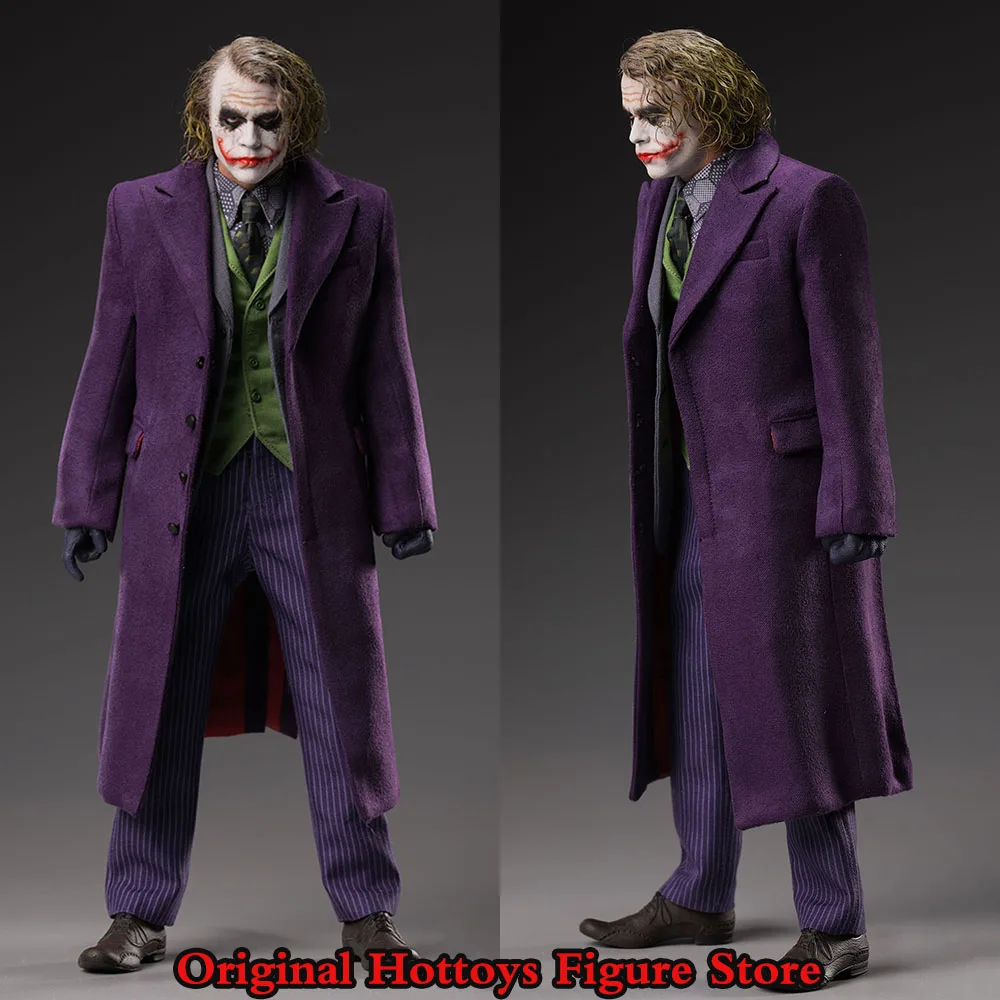 TOPO TP007 1/6 Scale Men Soldier Batman JOKER Heathley Purple Long Coat Set Upgraded Version For 12-inch Action Figure Toys