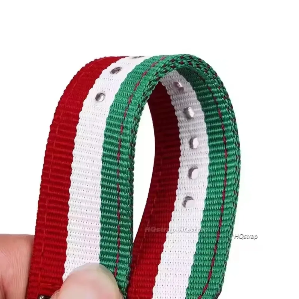 22/20mm Canvas Nylon Loop Strap for Xiaomi Watch 5/2/S5-4-3-2-1 Fashion Bracelet OPPO Watch S-X2-X/Oneplus Watch 3-Lite-4 Correa