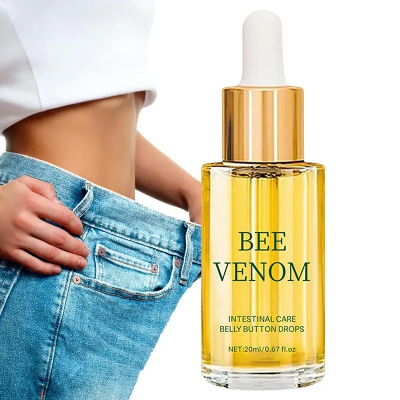 20ml Bee Slimming Drops Fat Burning Weight Loss Body Tightening Massage Big Belly Arm Leg Shaping Massage Essence Oil Slimming