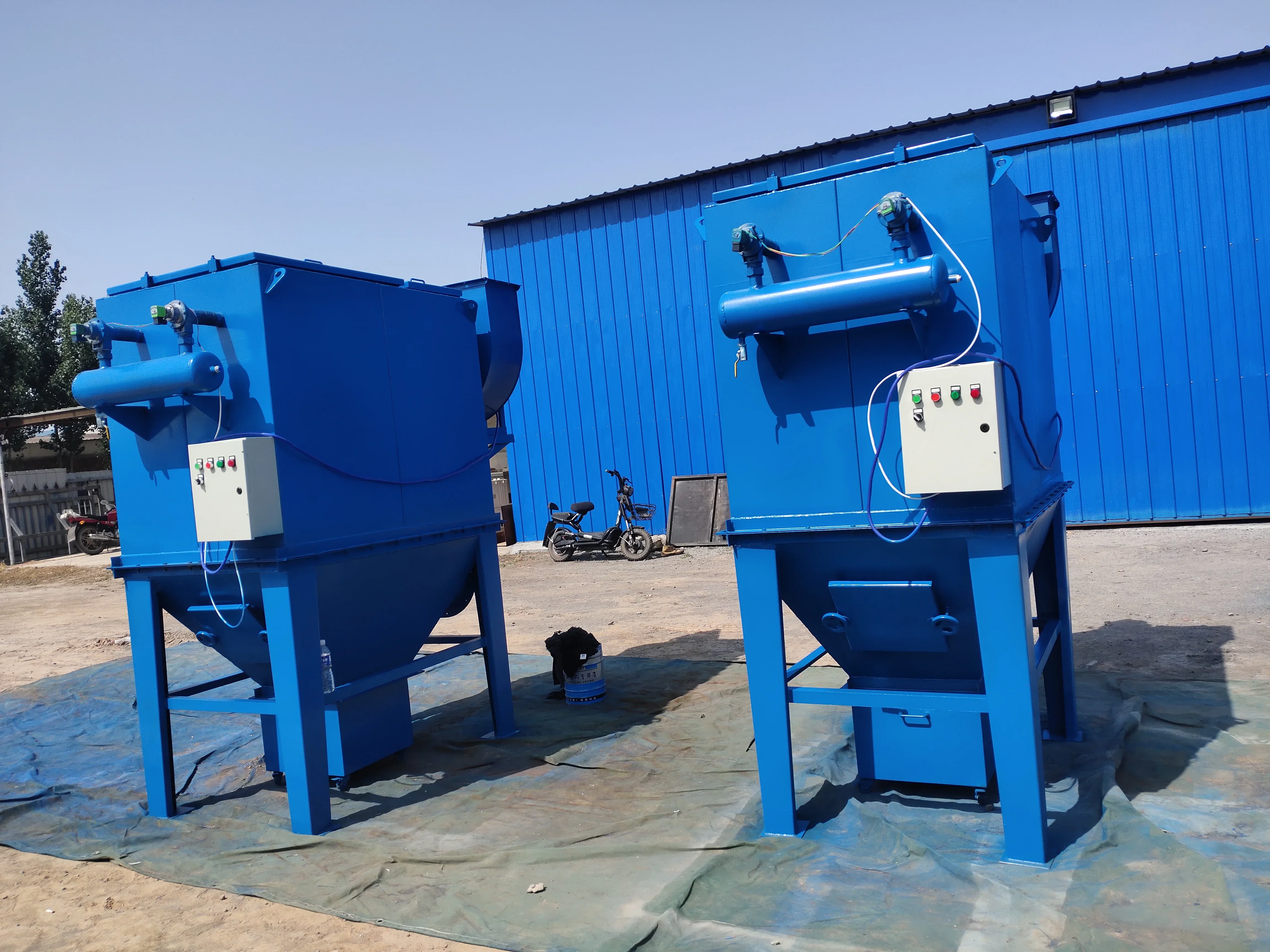 Industrielle Filtrationsausrüstung Pulse Jet Bag Staubsammler mit Extraktor und Filter