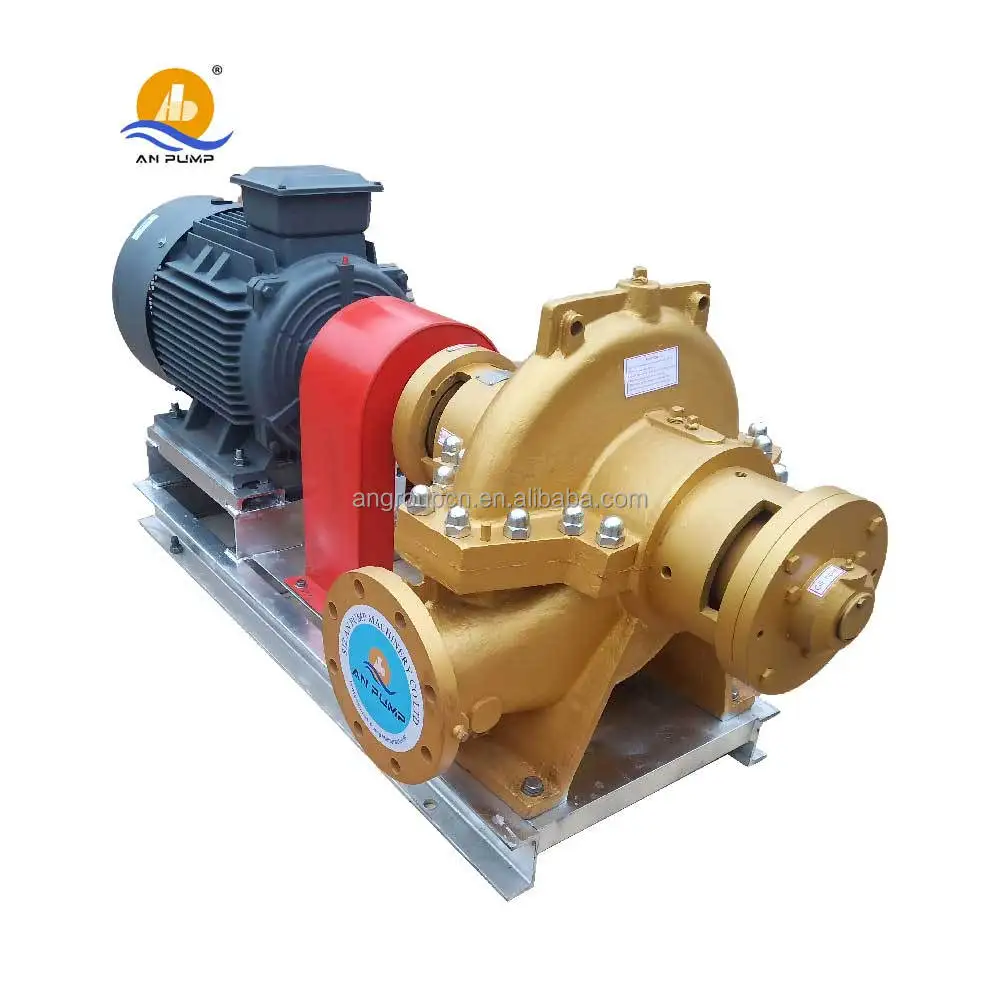 Heavy Salty High Capacity Centrifugal Split Case Water Pump Double Suction Pump Copper/bronze Impeller