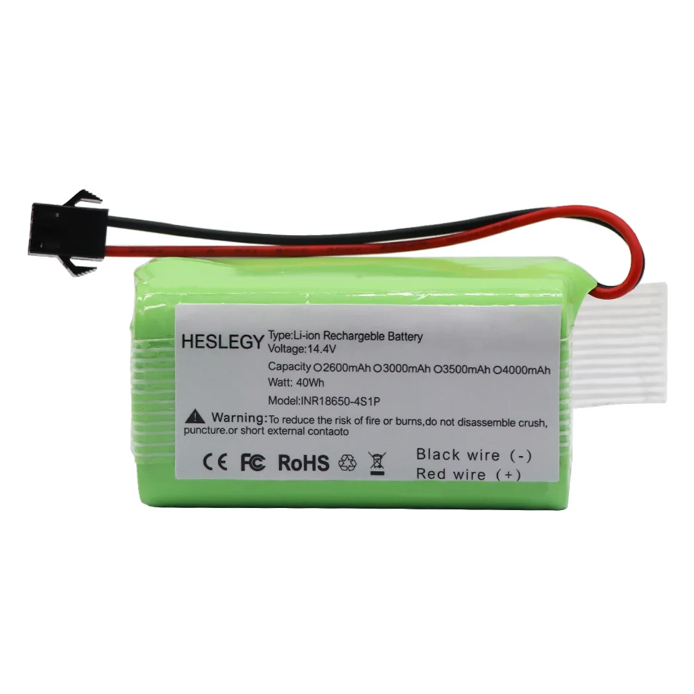 14.4V 2600mAh Li-ion Battery for Conga Excellence 950 990 1090 1790 1990 Deebot N79S N79 DN622 Eufy Robovac 11S 12 X500